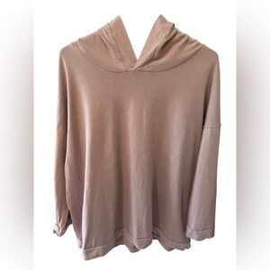 Bryn Walker Womens Oversized Hoodie Size XS Lightweight Minimalist Lagenlook